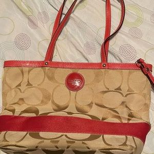 Coach medium Pink Tote